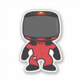 Carlos Sainz Custom Mini Afbeelding - F1 2023 Seiz Sticker (Voorkant)