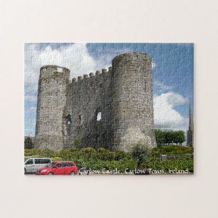 Carlow Castle ruins, Carlow town, Ierland Legpuzzel