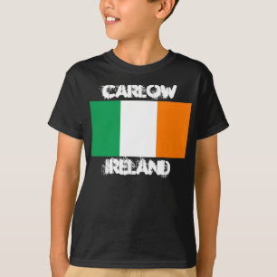 Carlow, Ierland met Ierse vlag T-shirt