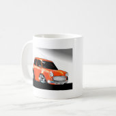 Carls Oranje Mini Koffiemok (Voorkant links)