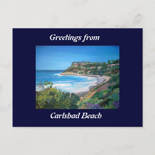 Carlsbad Beach - Briefkaart (Voorkant)