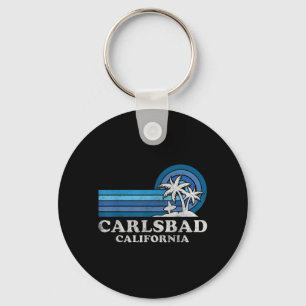 Carlsbad Beach Californië Gezinszomer Vakantie Sleutelhanger