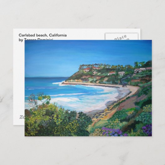 Carlsbad Beach - Carte postale (Devant / Derrière)
