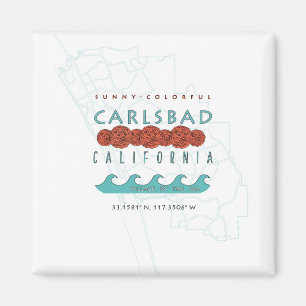 Carlsbad Califonia Design Magneet