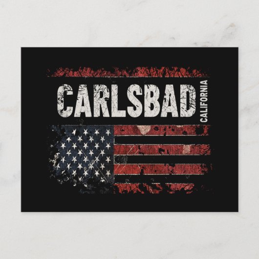 Carlsbad California Briefkaart (Voorkant)