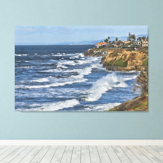 Carlsbad California Poster Canvas Afdruk (Insitu (Houten vloer))