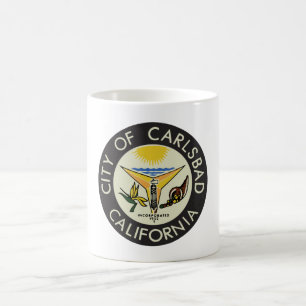 Carlsbad (Californië) City Seal Koffiemok