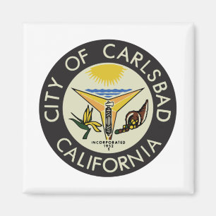 Carlsbad (Californië) City Seal Magneet
