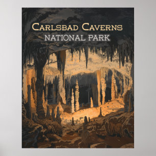 Carlsbad Caverns Nationaal Park New Mexico Poster