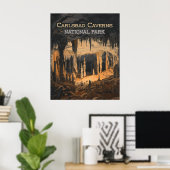 Carlsbad Caverns Nationaal Park New Mexico Poster (Thuiskantoor)