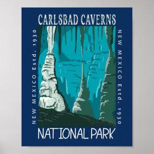 Carlsbad Caverns Nationaal Park  Poster