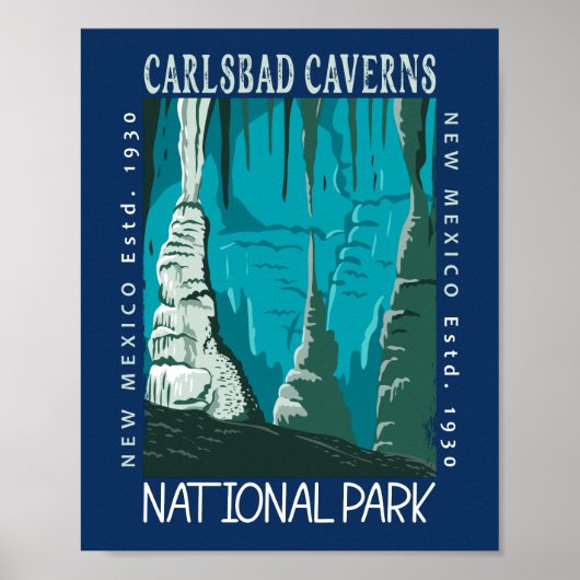 Carlsbad Caverns Nationaal Park  Poster (Voorkant)