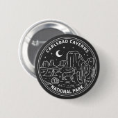 Carlsbad Caverns Nationaal Park Ronde Button 5,7 Cm (Voorkant /achterkant)