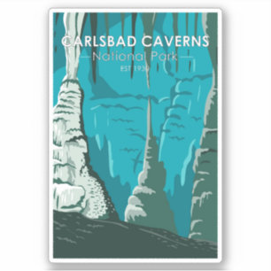 Carlsbad Caverns Nationaal Park Sticker