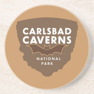 Carlsbad Caverns National Park Bat Zandsteen Onderzetter