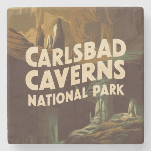 Carlsbad Caverns National Park Cave Stenen Onderzetter