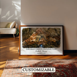 Carlsbad Caverns National Park, New Mexico Aangepa Poster