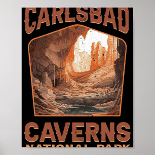 Carlsbad Caverns National Park New Mexico Natuur H Poster