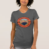 Carlsbad Caverns National Park Retro Compass T-shirt (Voorkant)