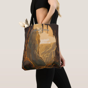 Carlsbad Caverns New Mexico kunst reizen Draagtas