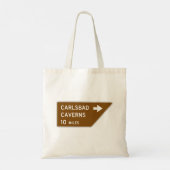 Carlsbad Caverns Sign Tote Bag (Achterkant)