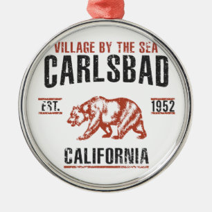 Carlsbad Metalen Ornament