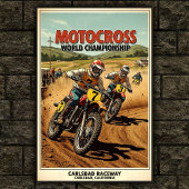 Carlsbad Raceway Motorcross Poster