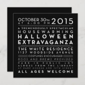 Carlson-uitnodigingen Kaart (Voorkant / Achterkant)