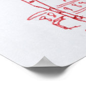 Carlton Hotel, Cannes, Frankrijk Poster (Hoek)