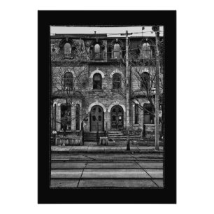 Carlton Street nummer 3 met randje Foto Afdruk
