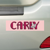 Carly 2.0 Bumpersticker (Op auto)