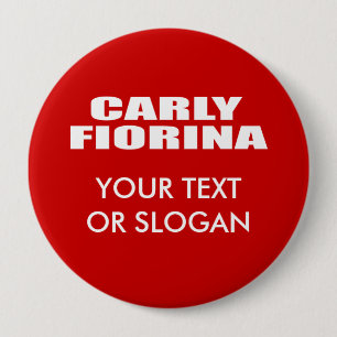 CARLY FIORINA FOR SENATE RONDE BUTTON 4,0 CM