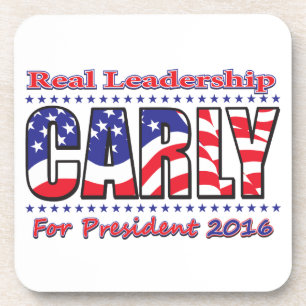 Carly Fiorina voor President Onderzetter
