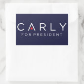 Carly voor President Sticker (Tas)