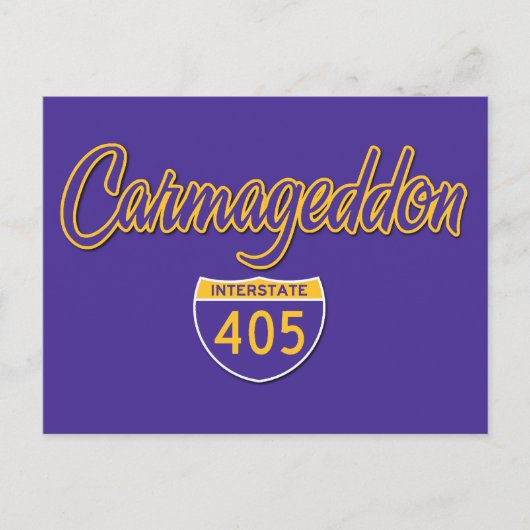 Carmageddon Briefkaart (Voorkant)