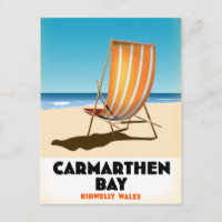 Carmarthen Bay Kidwelly Wales Zeeposter