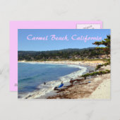 Carmel Beach California Briefkaart (Voorkant / Achterkant)