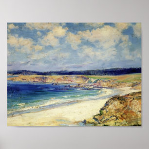 Carmel Beach door Guy Roos Poster