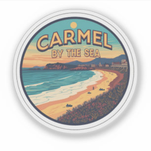 Carmel bij de zee strand california pacific kust sticker