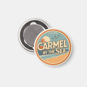 Carmel bij de zee strand californië pacifische kus magneet