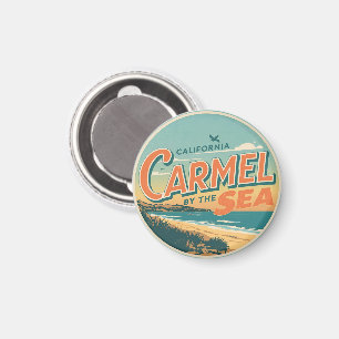 Carmel bij de zee strand californië pacifische kus magneet