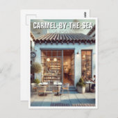 Carmel bij het Zee Cafe California Briefkaart (Voorkant / Achterkant)
