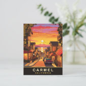 Carmel bij het Zee, Californië Briefkaart (Staand voorkant)