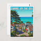 Carmel-by-the-zee Briefkaart (Voorkant / Achterkant)