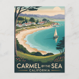 Carmel-by-the-Zee Californië Briefkaart