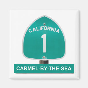 Carmel-by-the-Zee, Californische weg 1 Magnet Magneet