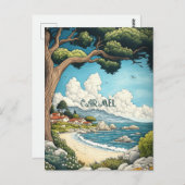 Carmel California Reizen Briefkaart (Voorkant / Achterkant)