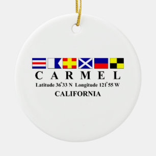 Carmel, Californië Keramisch Ornament