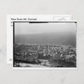 Carmel, Haifa, ca. 1922 Briefkaart (Voorkant / Achterkant)