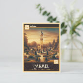 Carmel, Indiana |  Briefkaart (Staand voorkant)